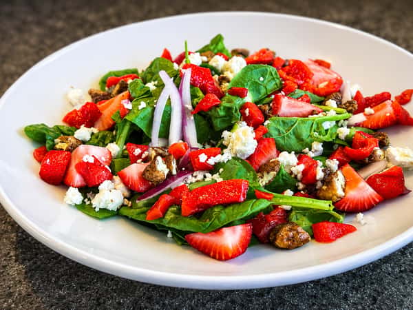 Strawberry & Spinach Salad