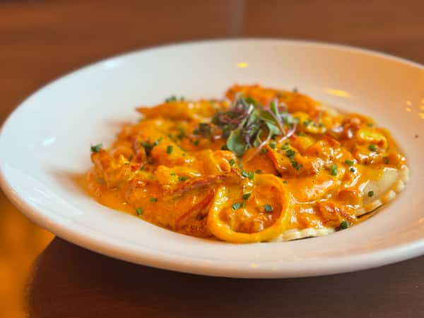 Cheesy Chicken & Chourico Ravioli