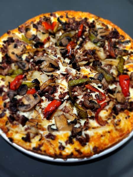 Steak and Cheese Pizza