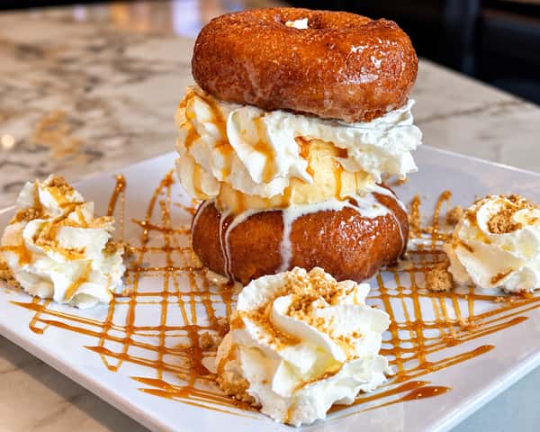 Donut Ice Cream Sandwich