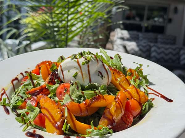 Peach & Buratta Salad
