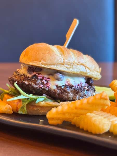 Red, White & Blueberry Burger