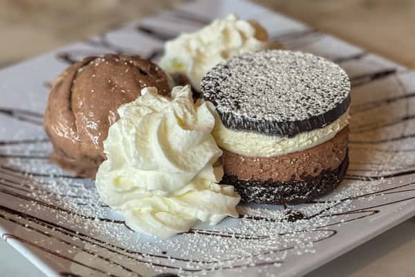 Tuxedo Truffle Mousse Cake
