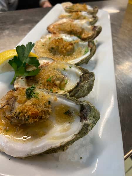 Half Dozen Grilled Gulf Oysters