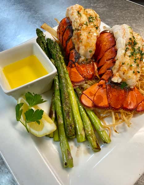 Broiled (2) 5oz Double Tail Lobster