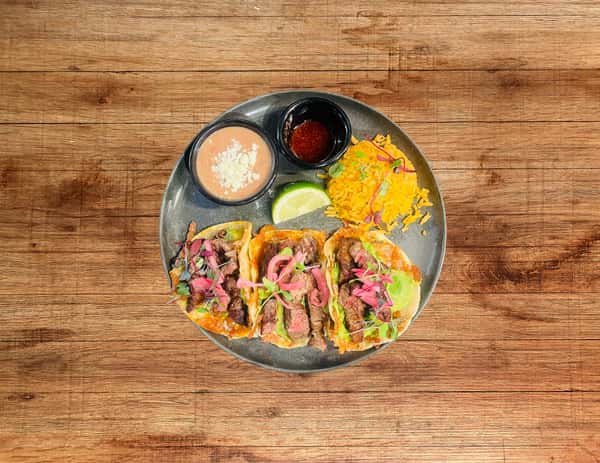 3-Ribeye Costra Tacos