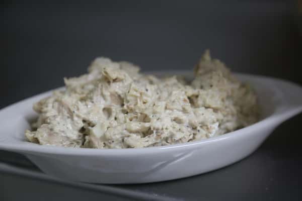 Cup of chicken salad