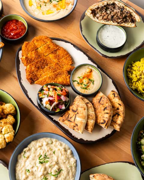 table of mediterranean food