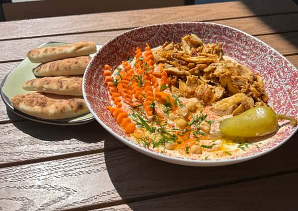 Hummus Bowl w/Shawarma