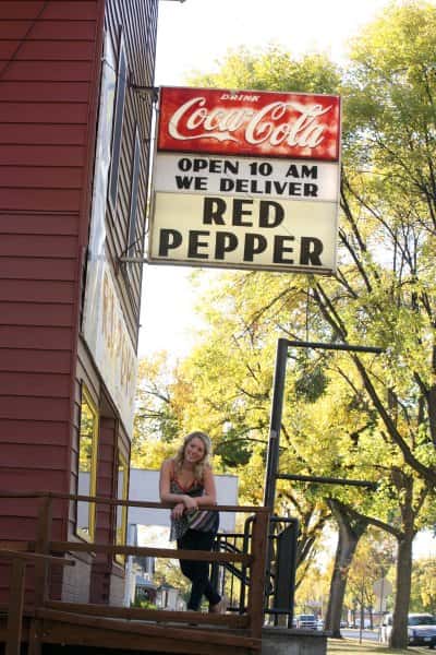 red pepper sign