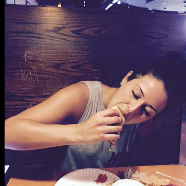 eating food