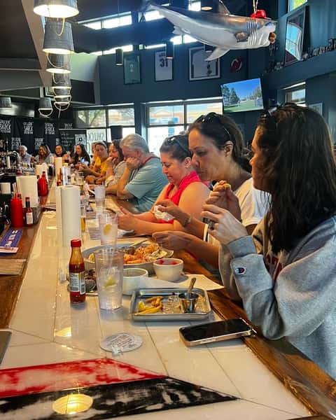 Eating at the bar in CLT