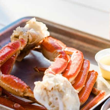 Crab Legs (540-620 cal)
