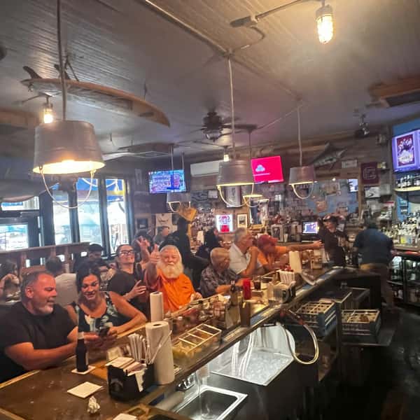 Busy bar at The Shack in Summerville