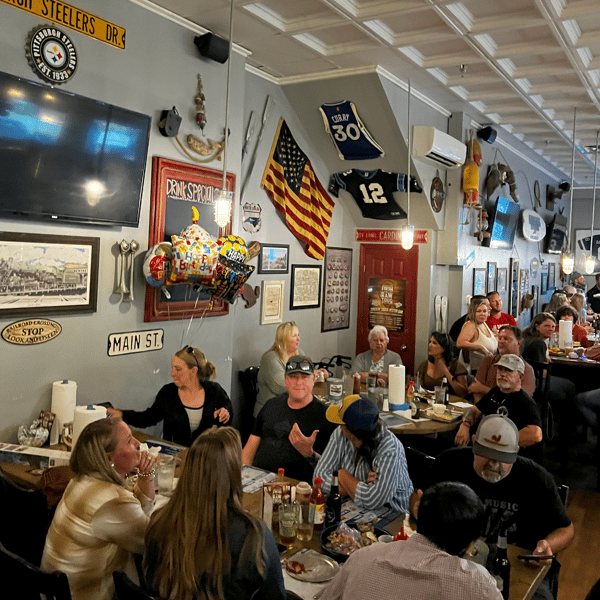 Interior shot of the Salisbury Shack