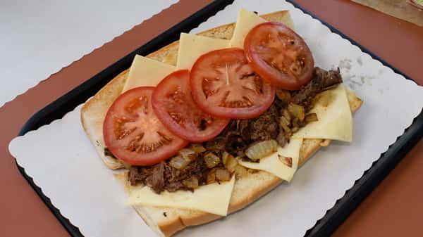 8) 6" Tomato Cheese Steak
