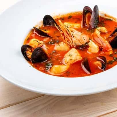 Bouillabaisse? Yes! This week we’ve dug into our archives and are bringing back our Provençal-style dish with all the shrimp and mussels! We’ve got plenty of room for resos and walkins tonight, so come in for a delightful brothy treat!