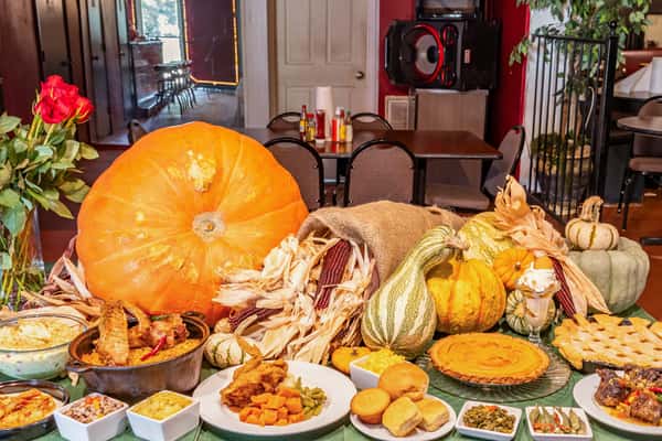 Different Dishes on a table