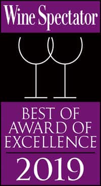 wine spectator award of excellence 2019