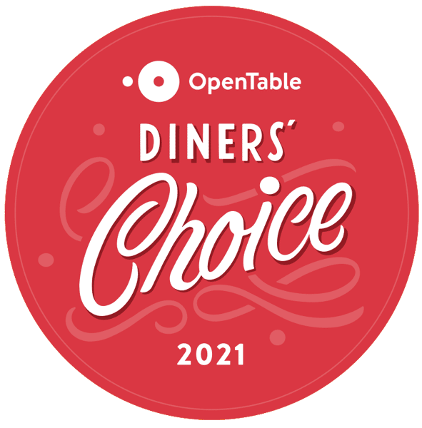 Opentable Diner's Choice Award 2021