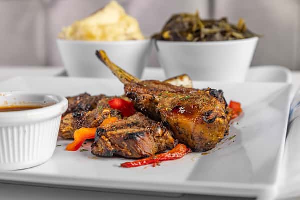 Lamb Chops w/ Balsamic & Sides
