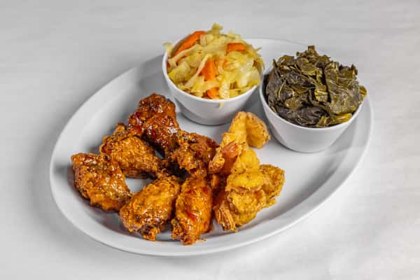 Shrimp & Wings Dinner