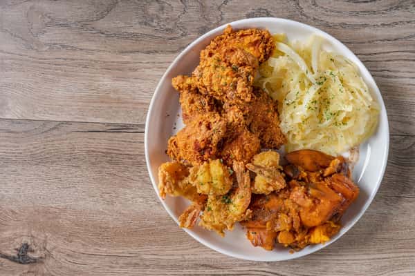Shrimp & Wings Dinner
