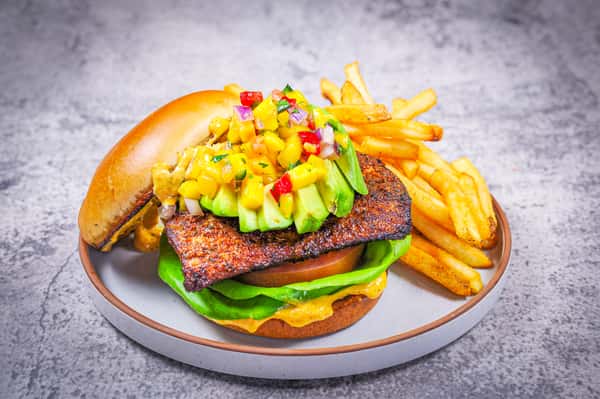 Mango Mahi Mahi Sandwich