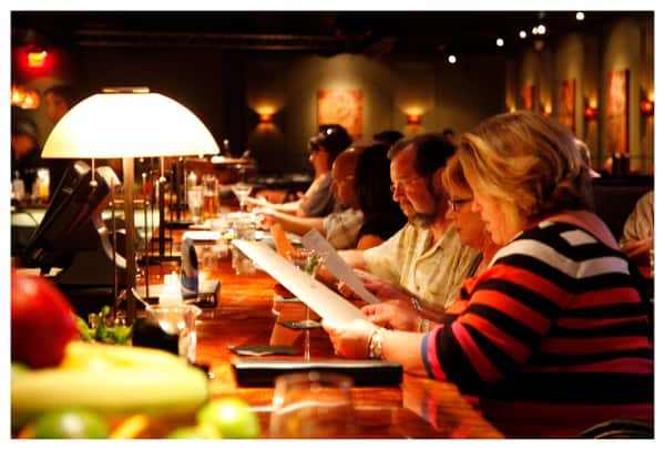 diners at bar