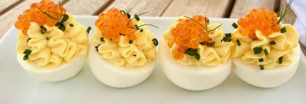 Caviar Deviled Eggs