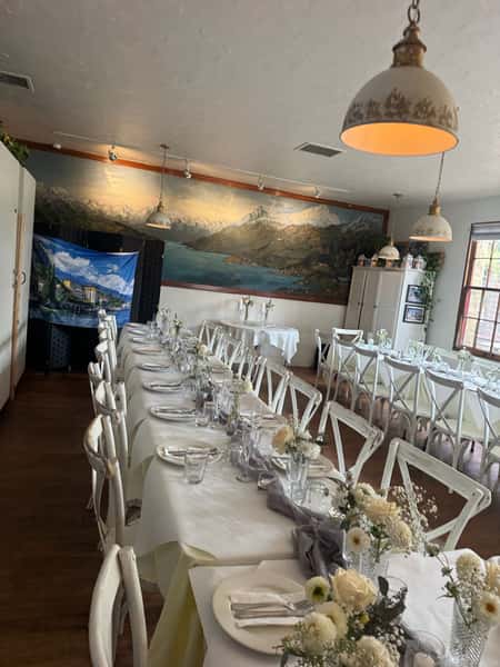 beautiful tables set for an event