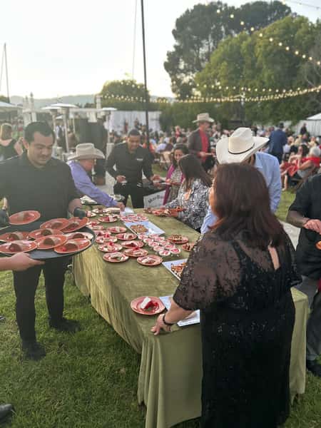Catering the El Presidente dinner for Fiesta