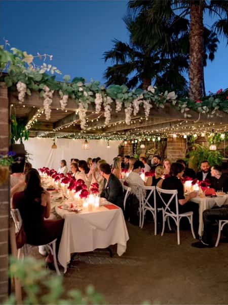 wedding in the trellis