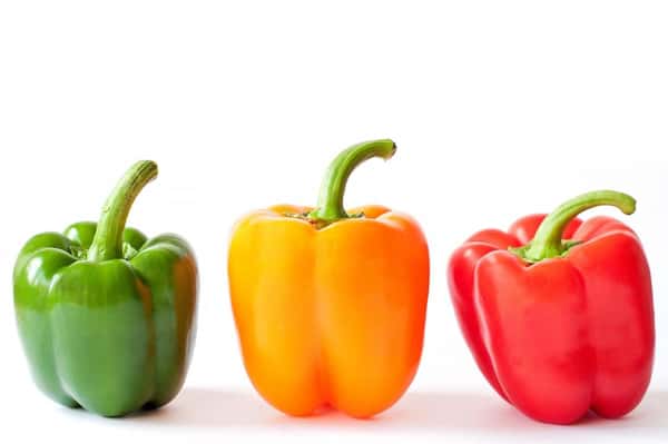 Green, Yellow & Red Bell Peppers