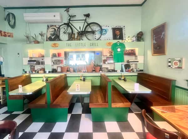 photo of interior of the grill