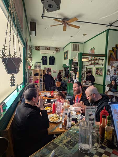 photo of interior of the grill
