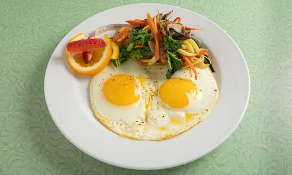 2 Eggs, 1 Side
