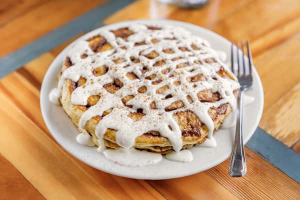 Tall Stack Cinnamon Roll Cakes