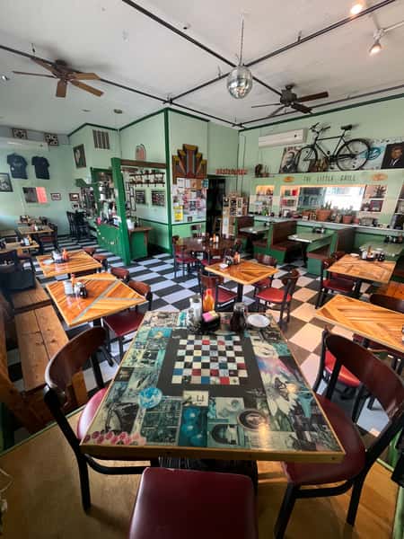 Photo of the interior of the Grill