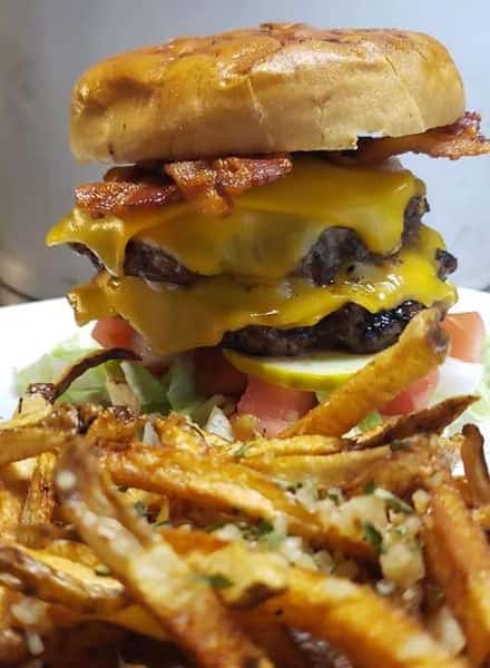 Amazing and freshly made burger and fry
