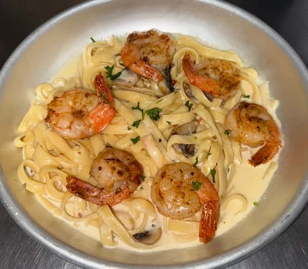 Grilled Shrimp Fettuccine ALFREDO
