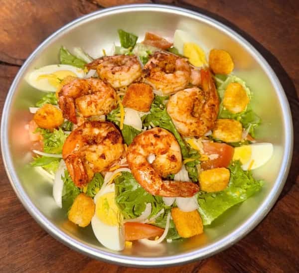 Grilled shrimp salad