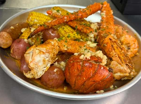 Seafood feast boil