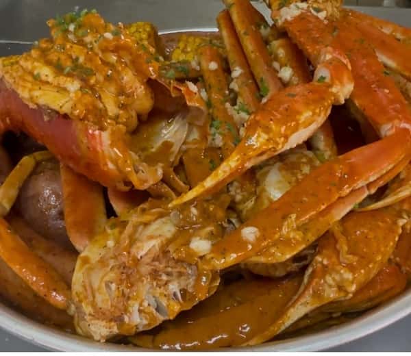 Lobster Tail and Snow Crab Boil