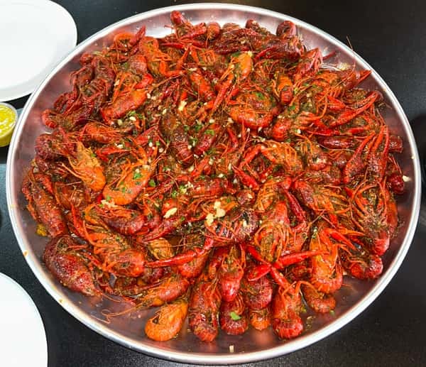 8 lb crawfish, 8 potatoes