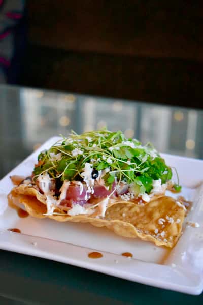 Tuna Tostada