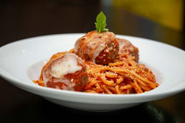 Meatball Parmigiana Catering Menu Broadway Slice Pizza