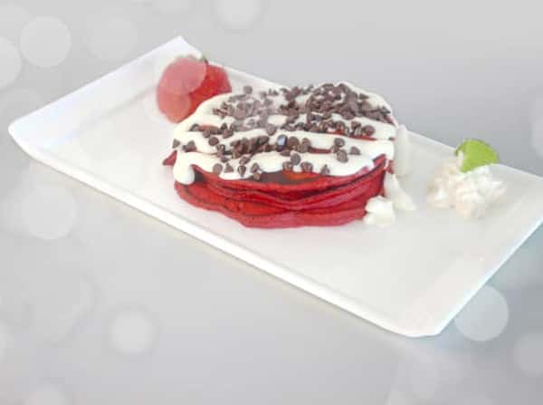 Red Velvet Pancakes