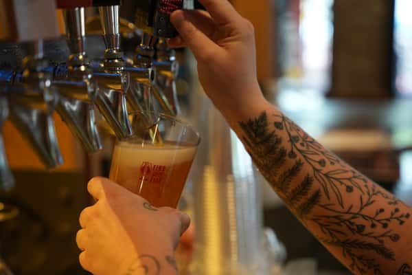 Pouring Craft Beer