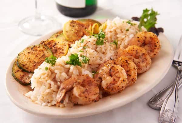shrimp cajun plate